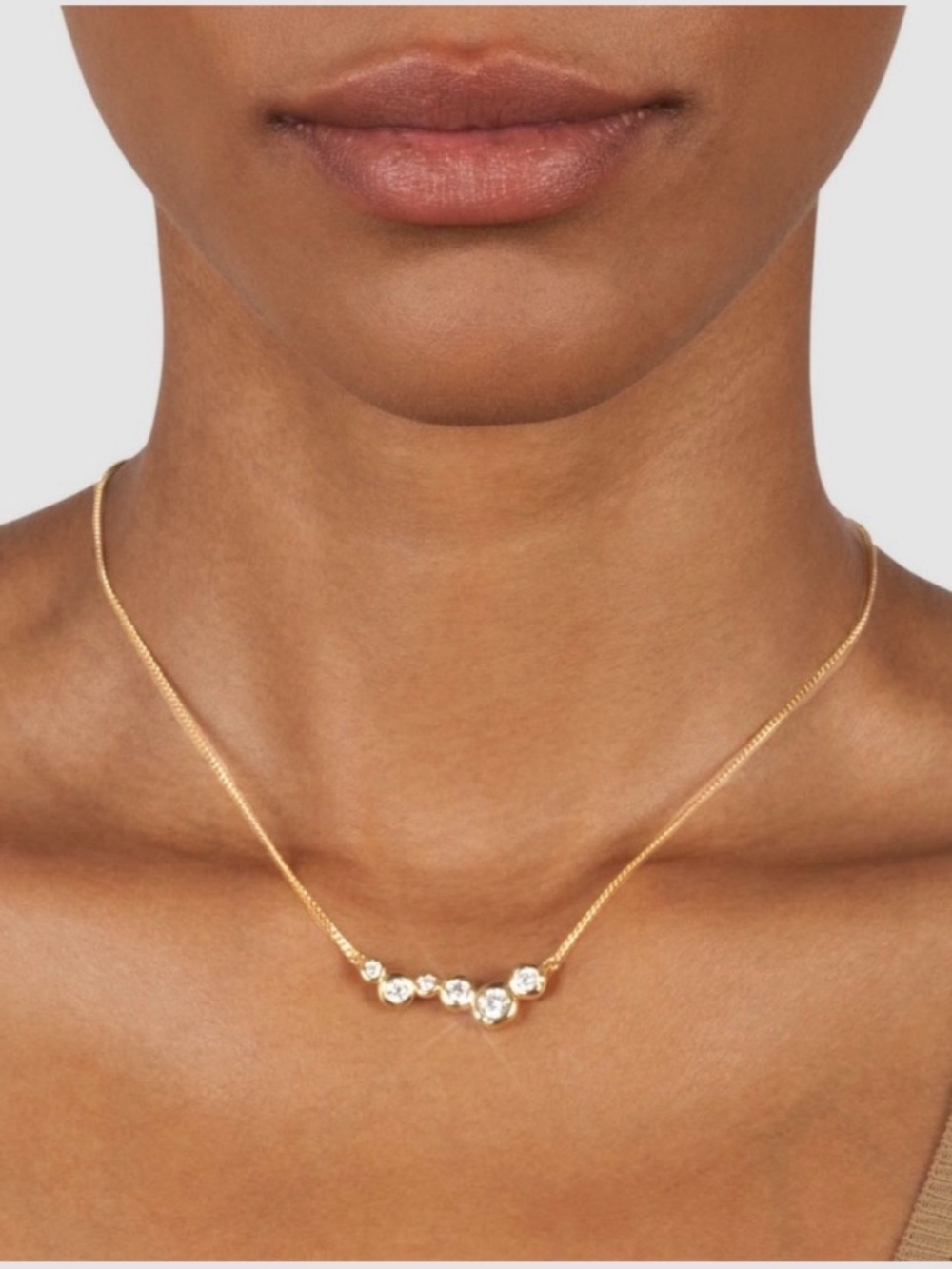 ALEXIS BITTAR • Asterales Gold “Bubble“ Constellation Necklace
